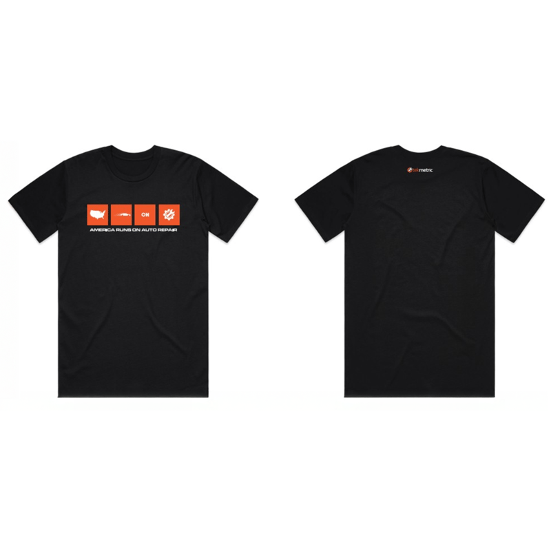 America Runs on Tekmetric - Black Shirt - image1