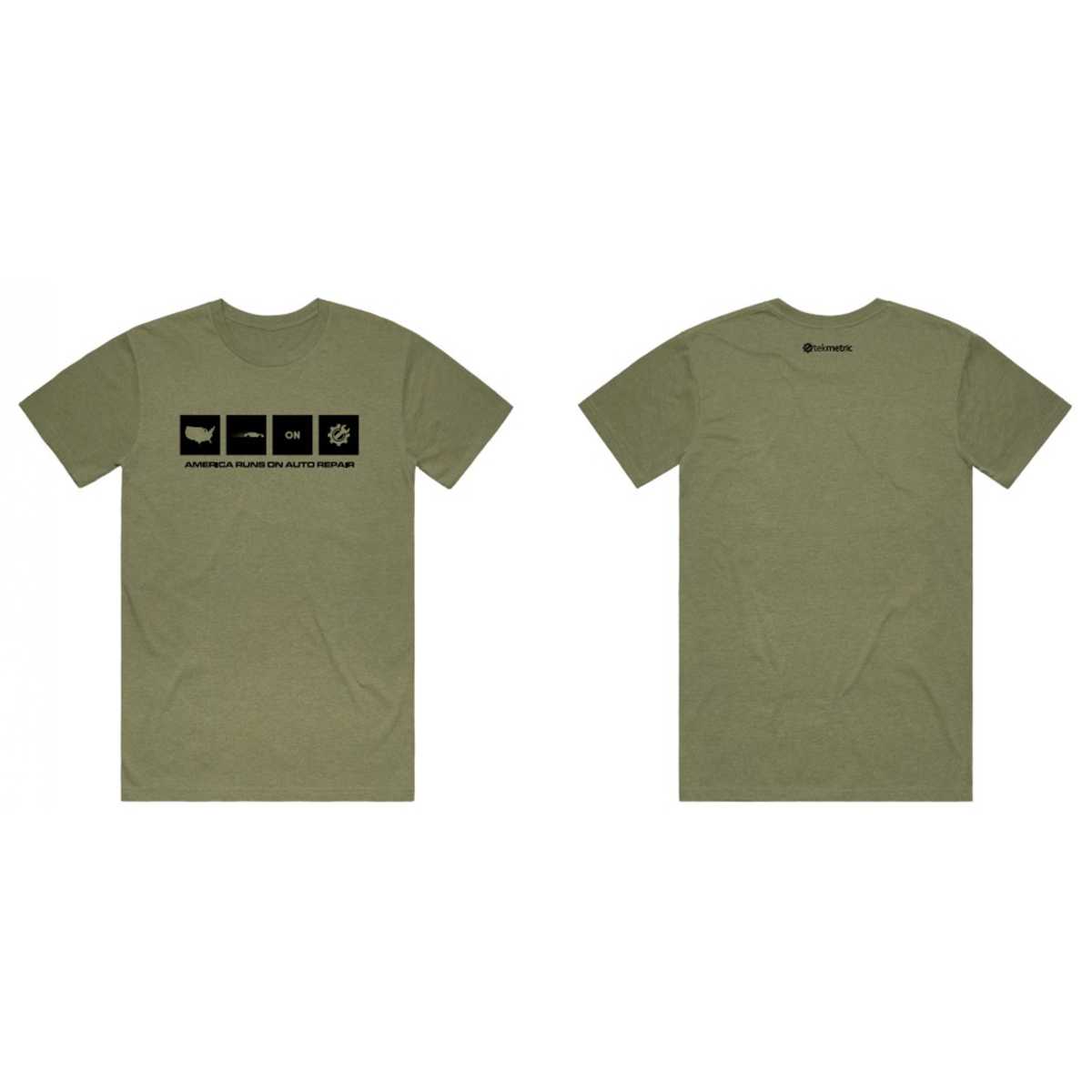 America Runs on Tekmetric - Green Shirt