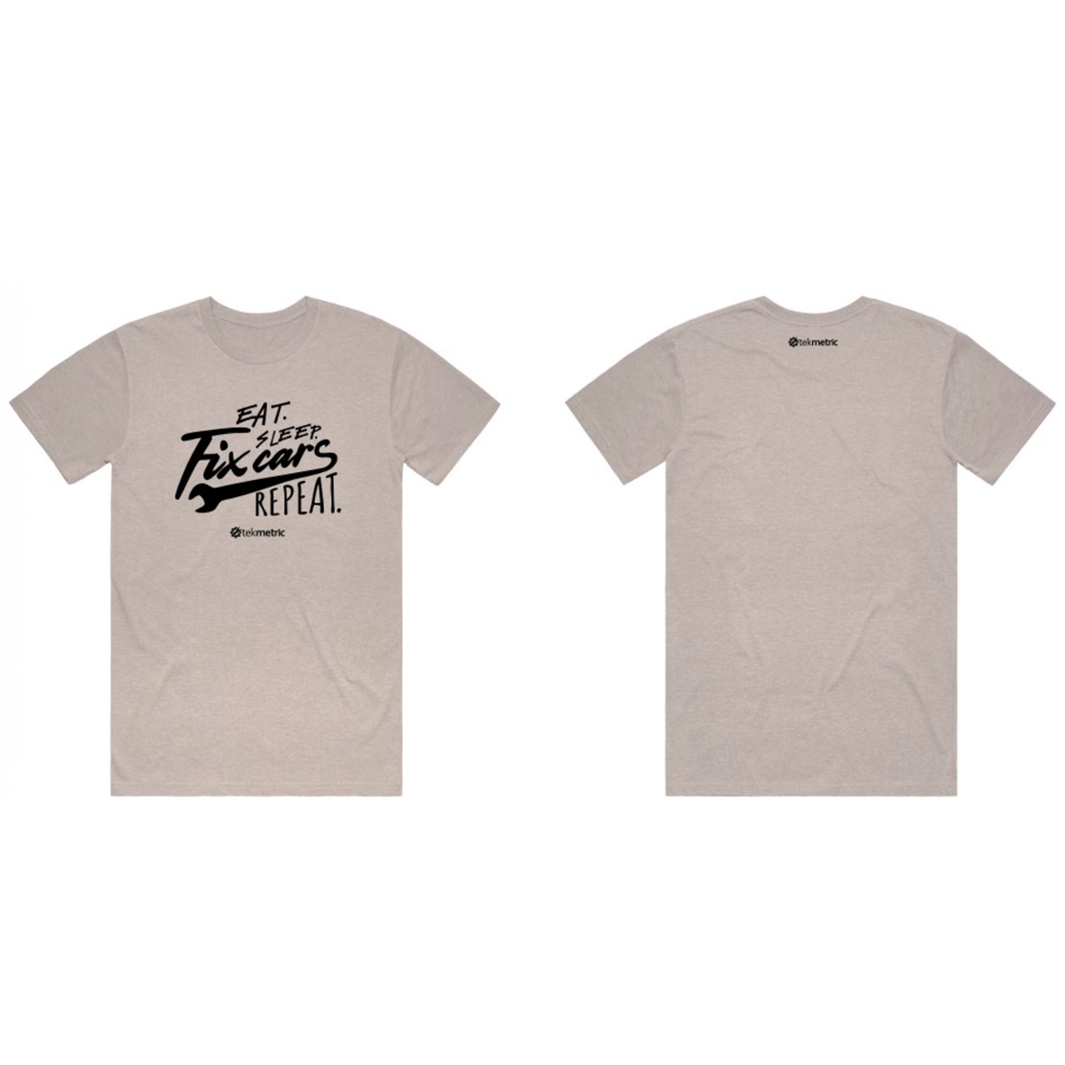 Eat, Sleep, Fix Cars, Repeat - Sand Shirt